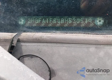 2011 Honda Civic Lx from USA, damaged, VIN 2HGFA1F54BH530519